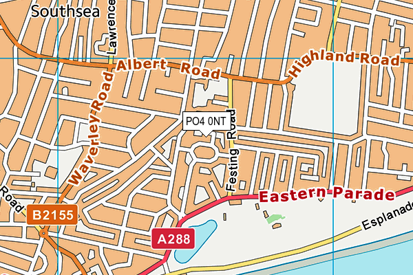 PO4 0NT map - OS VectorMap District (Ordnance Survey)