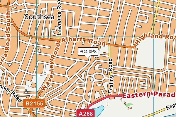 PO4 0PS map - OS VectorMap District (Ordnance Survey)