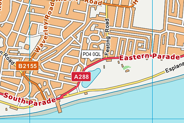 PO4 0QL map - OS VectorMap District (Ordnance Survey)