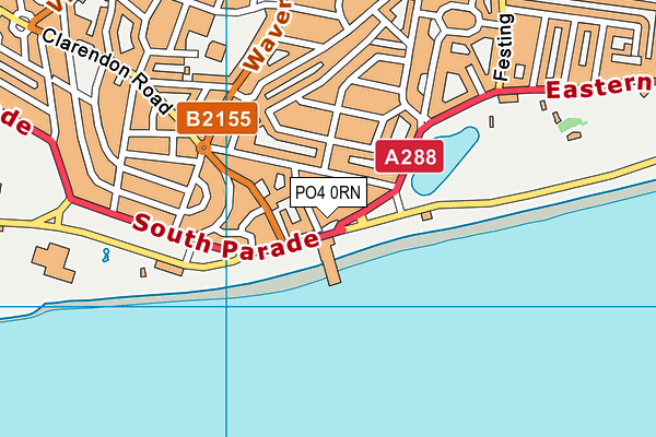 PO4 0RN map - OS VectorMap District (Ordnance Survey)