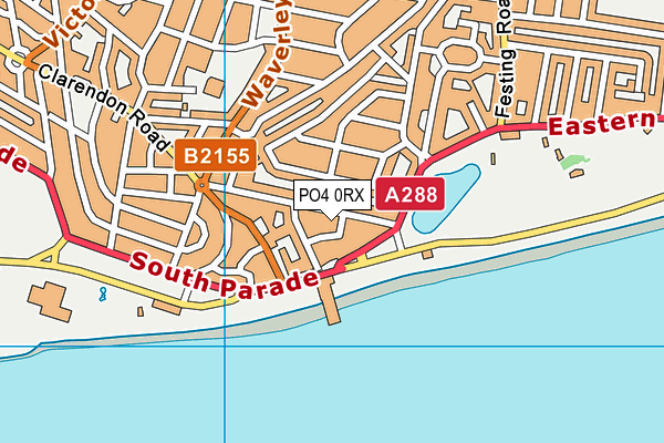 PO4 0RX map - OS VectorMap District (Ordnance Survey)