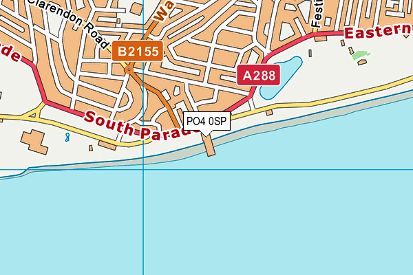 PO4 0SP map - OS VectorMap District (Ordnance Survey)