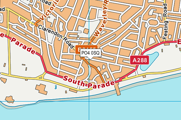 PO4 0SQ map - OS VectorMap District (Ordnance Survey)