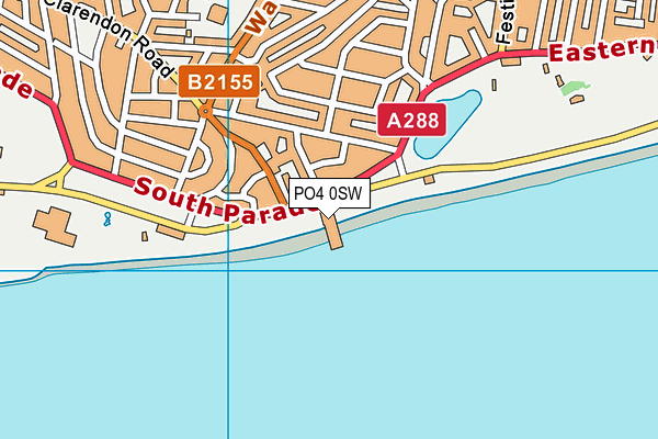 PO4 0SW map - OS VectorMap District (Ordnance Survey)