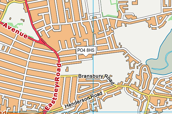 PO4 8HS map - OS VectorMap District (Ordnance Survey)