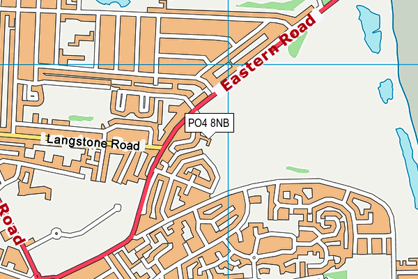 PO4 8NB map - OS VectorMap District (Ordnance Survey)