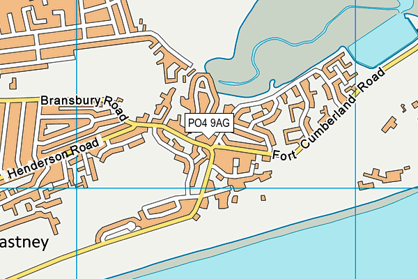 PO4 9AG map - OS VectorMap District (Ordnance Survey)