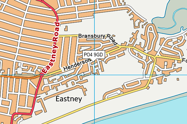 PO4 9GD map - OS VectorMap District (Ordnance Survey)