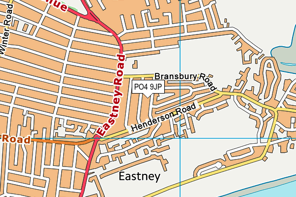 PO4 9JP map - OS VectorMap District (Ordnance Survey)