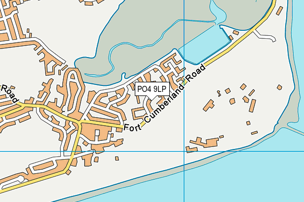 PO4 9LP map - OS VectorMap District (Ordnance Survey)
