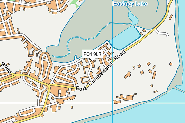 PO4 9LR map - OS VectorMap District (Ordnance Survey)