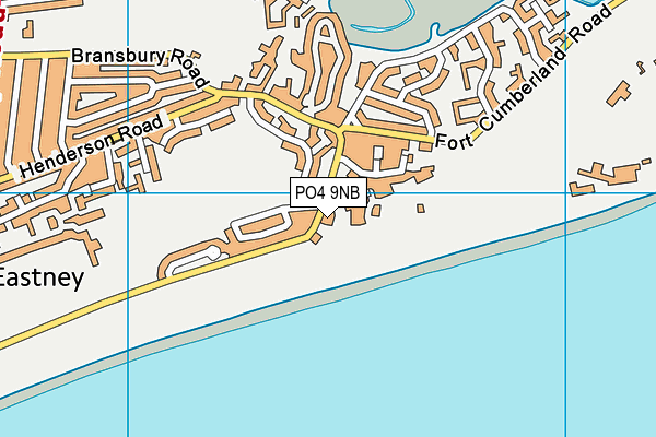 PO4 9NB map - OS VectorMap District (Ordnance Survey)