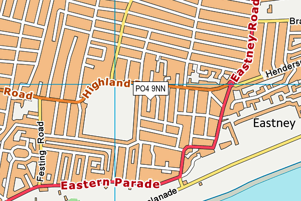 PO4 9NN map - OS VectorMap District (Ordnance Survey)