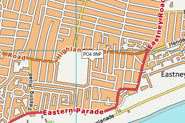 PO4 9NP map - OS VectorMap District (Ordnance Survey)