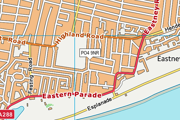 PO4 9NR map - OS VectorMap District (Ordnance Survey)