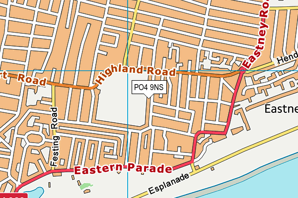 PO4 9NS map - OS VectorMap District (Ordnance Survey)