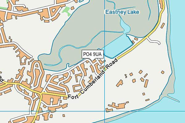 PO4 9UA map - OS VectorMap District (Ordnance Survey)