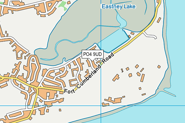 PO4 9UD map - OS VectorMap District (Ordnance Survey)