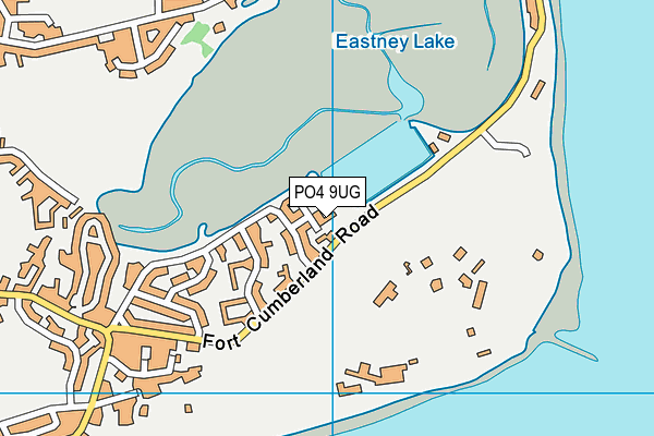 PO4 9UG map - OS VectorMap District (Ordnance Survey)