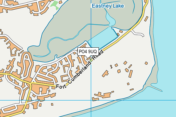 PO4 9UQ map - OS VectorMap District (Ordnance Survey)