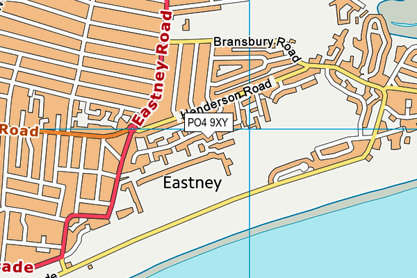 PO4 9XY map - OS VectorMap District (Ordnance Survey)