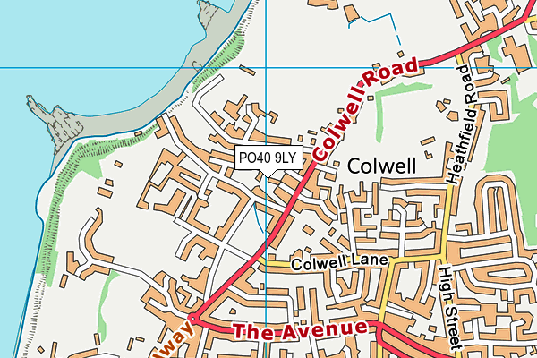 PO40 9LY map - OS VectorMap District (Ordnance Survey)