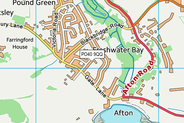 PO40 9QQ map - OS VectorMap District (Ordnance Survey)