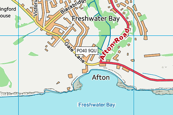 PO40 9QU map - OS VectorMap District (Ordnance Survey)