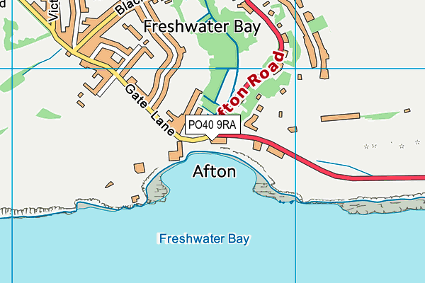 PO40 9RA map - OS VectorMap District (Ordnance Survey)