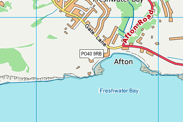 PO40 9RB map - OS VectorMap District (Ordnance Survey)