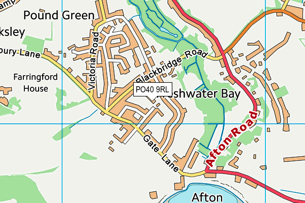 PO40 9RL map - OS VectorMap District (Ordnance Survey)