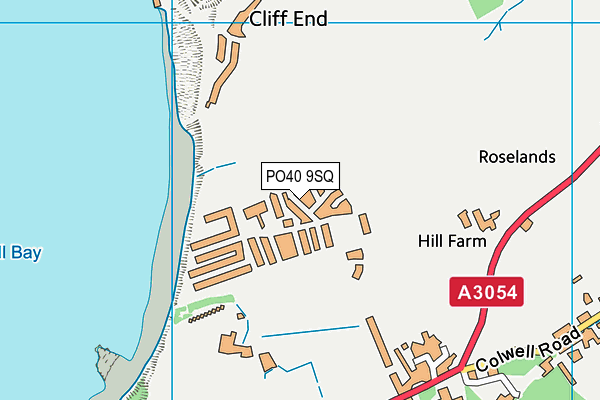 PO40 9SQ map - OS VectorMap District (Ordnance Survey)