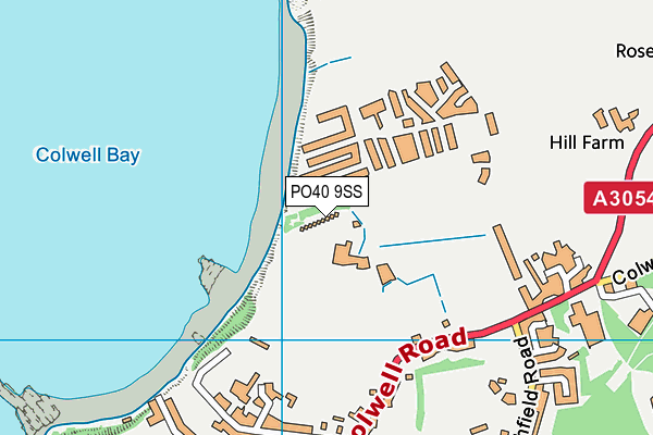 PO40 9SS map - OS VectorMap District (Ordnance Survey)