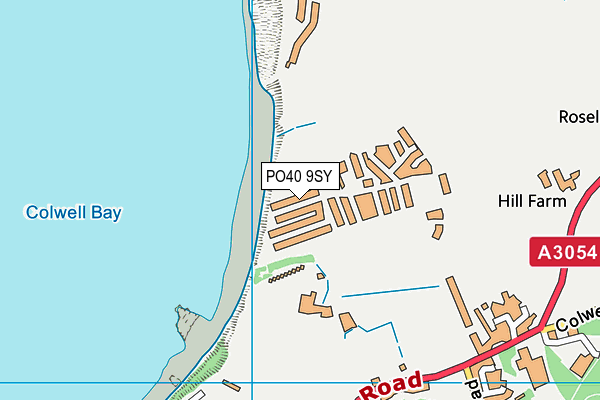 PO40 9SY map - OS VectorMap District (Ordnance Survey)