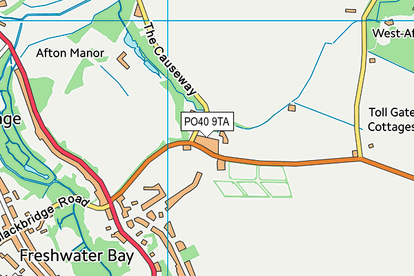 PO40 9TA map - OS VectorMap District (Ordnance Survey)