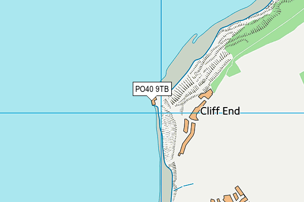 PO40 9TB map - OS VectorMap District (Ordnance Survey)