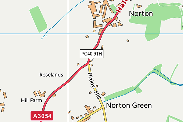 PO40 9TH map - OS VectorMap District (Ordnance Survey)