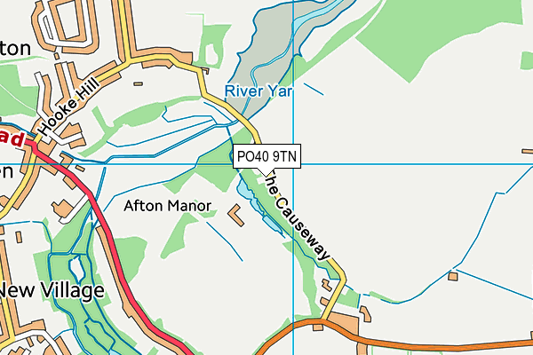 PO40 9TN map - OS VectorMap District (Ordnance Survey)