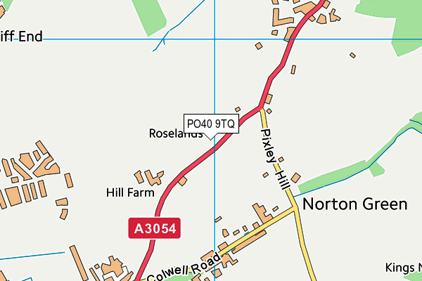 PO40 9TQ map - OS VectorMap District (Ordnance Survey)