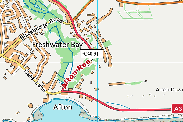 PO40 9TT map - OS VectorMap District (Ordnance Survey)