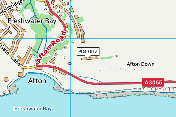 PO40 9TZ map - OS VectorMap District (Ordnance Survey)