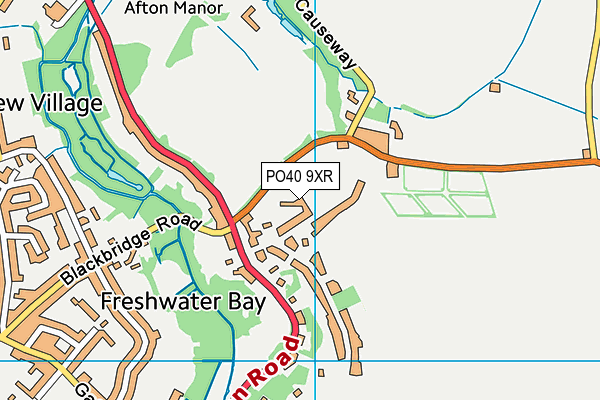 Map of AFTON PARK LIMITED at district scale