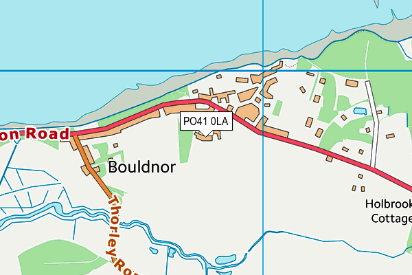 PO41 0LA map - OS VectorMap District (Ordnance Survey)