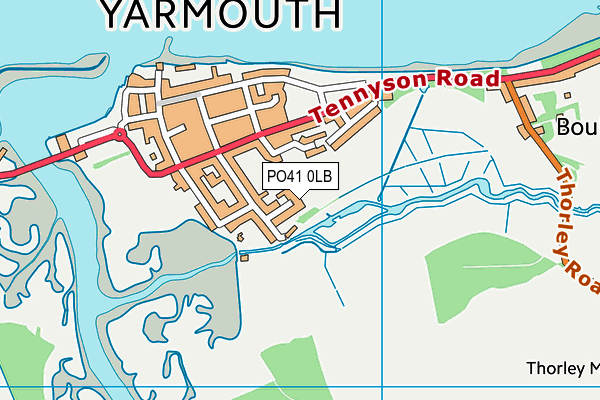 PO41 0LB map - OS VectorMap District (Ordnance Survey)