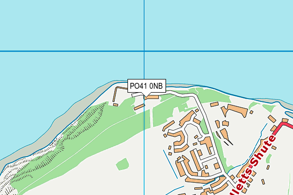 PO41 0NB map - OS VectorMap District (Ordnance Survey)