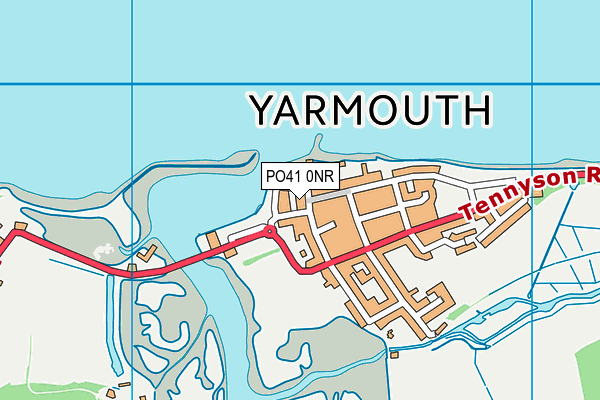 PO41 0NR map - OS VectorMap District (Ordnance Survey)