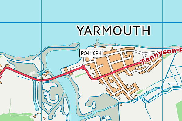 PO41 0PH map - OS VectorMap District (Ordnance Survey)