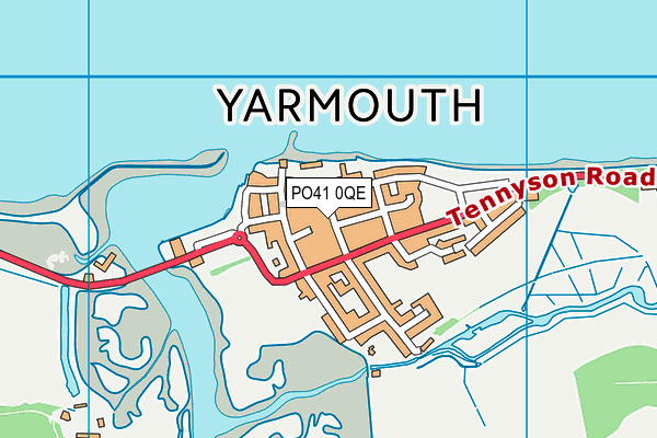 PO41 0QE map - OS VectorMap District (Ordnance Survey)