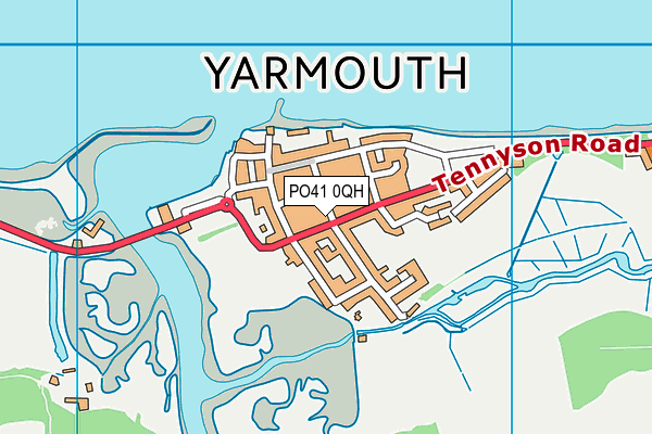 PO41 0QH map - OS VectorMap District (Ordnance Survey)