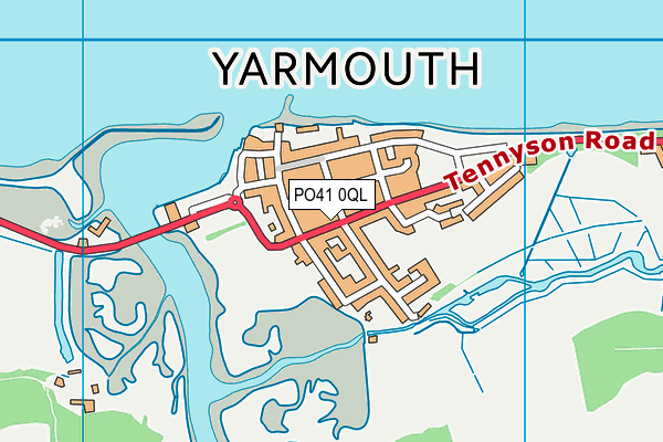 PO41 0QL map - OS VectorMap District (Ordnance Survey)